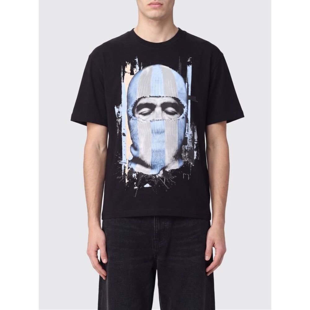 Ih Nom Uh Nit Crewneck Cotton T-Shirt With Graphic Print And Slogan
